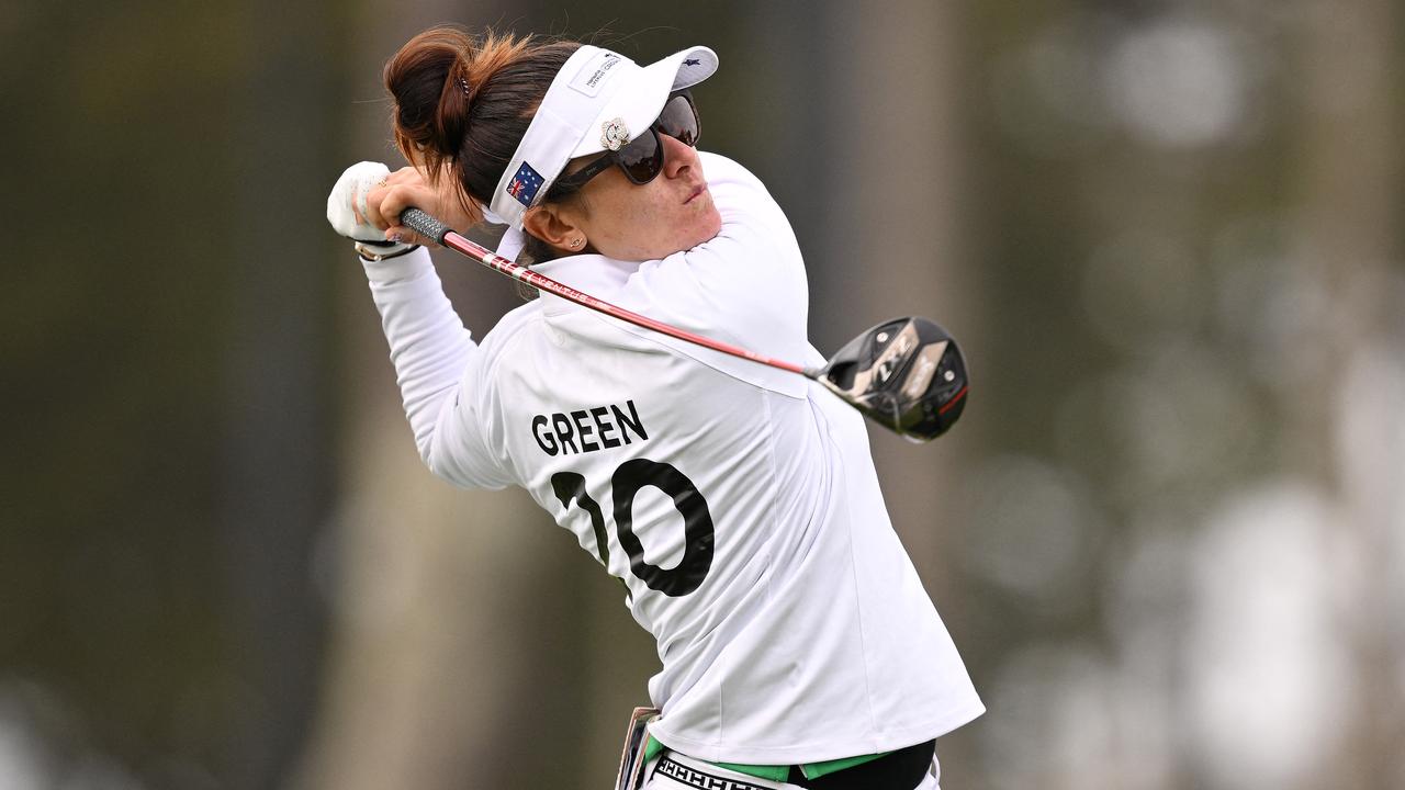 Hannah Green continued her good form. Picture: Orlando Ramirez / Getty Images via AFP