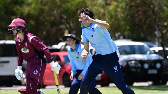 Ryan Cattle picked up two wickets. Picture: Cricket Australia