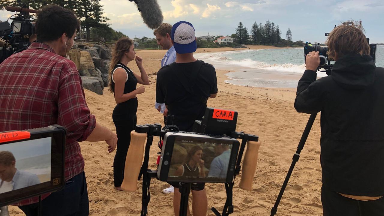 Scenes from Perfect Messy Love, a romantic comedy filmed on the Sunshine Coast.