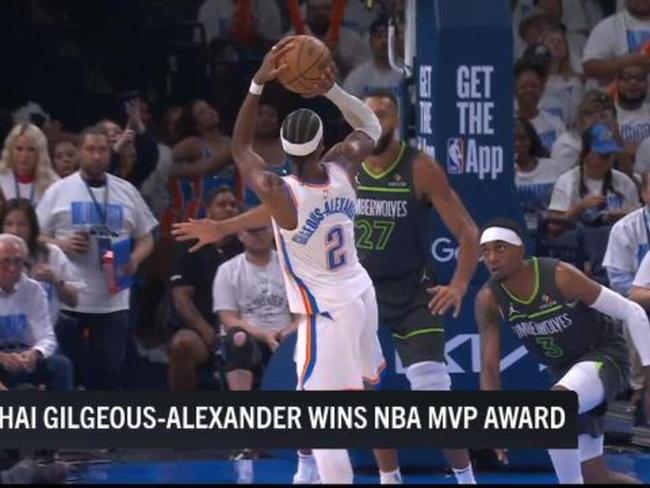 SGA wins 2024-25 MVP award