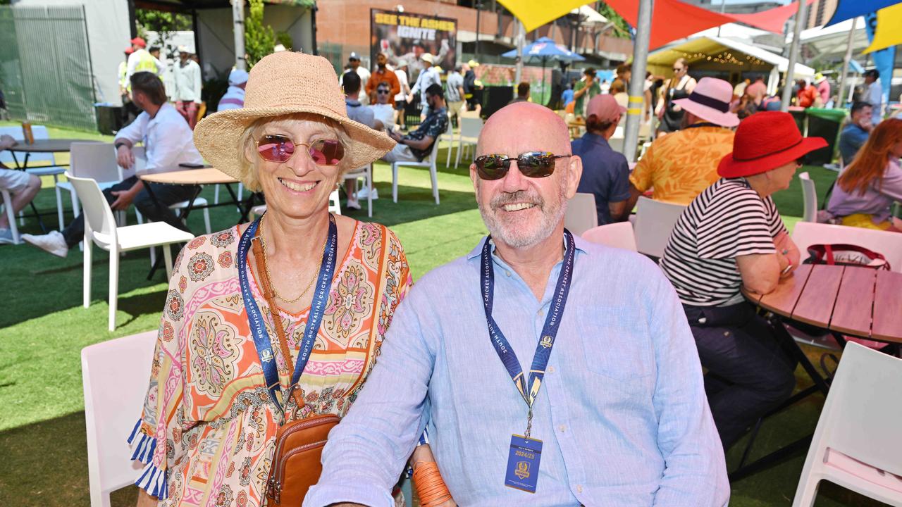 DECEMBER 7, 2024: Fans enjoying the second day of the second test at Adelaide Oval. Picture: Brenton Edwards