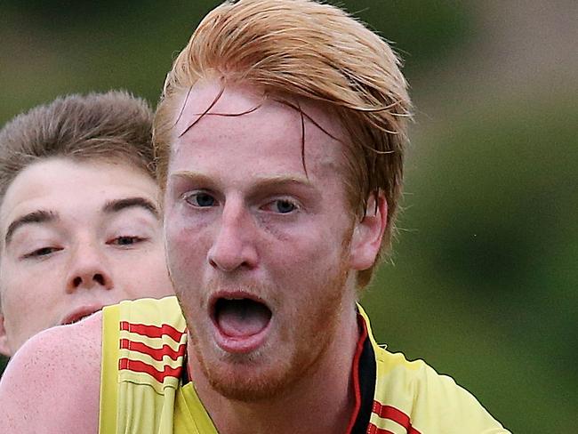 Essendon training at Tullamarine Aaron Francis Picture:Wayne Ludbey