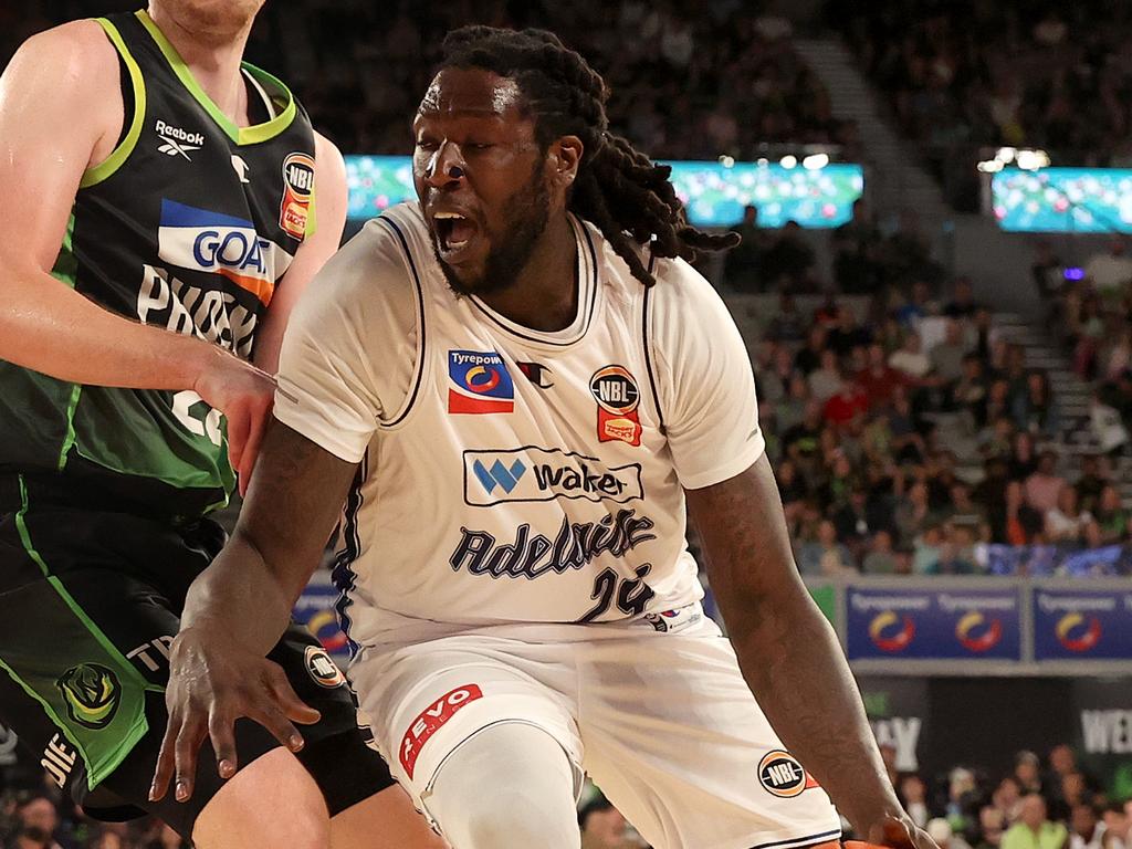 Montrezl Harrell of the 36ers is attracting interest from abroad. Picture: Kelly Defina/Getty Images