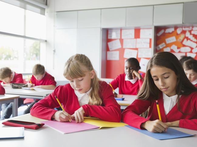 Generic school students, school kids, classroom, teacher Picture: Getty Images