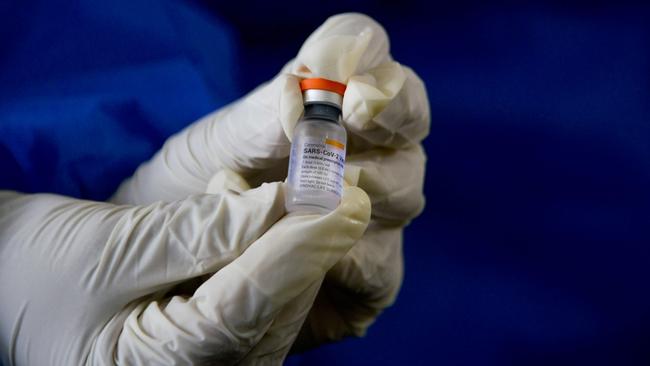 A dose of the Sinovac vaccine. Picture: AFP