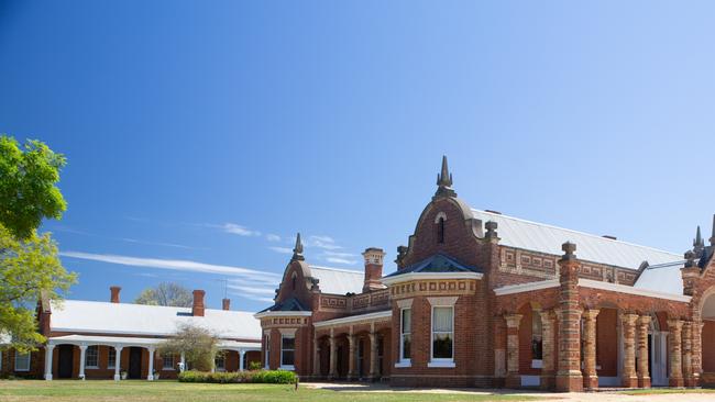 The grand homestead was built in the 1860s.