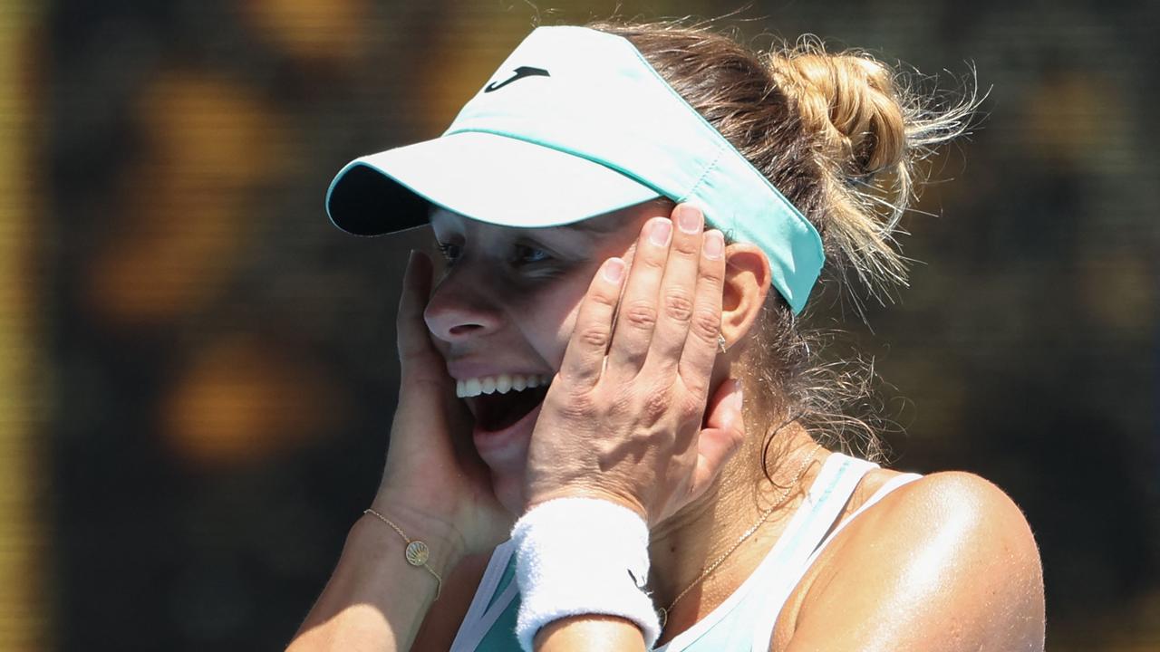 Linette is into the Austrralian Open semi-finals. Photo by Martin KEEP / AFP