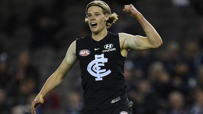 Raw big man Tom De Koning has Blues fans excited. Picture: AAP