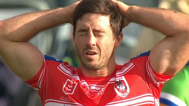 You can never say Ben Hunt doesn't care. Photo: Fox Sports