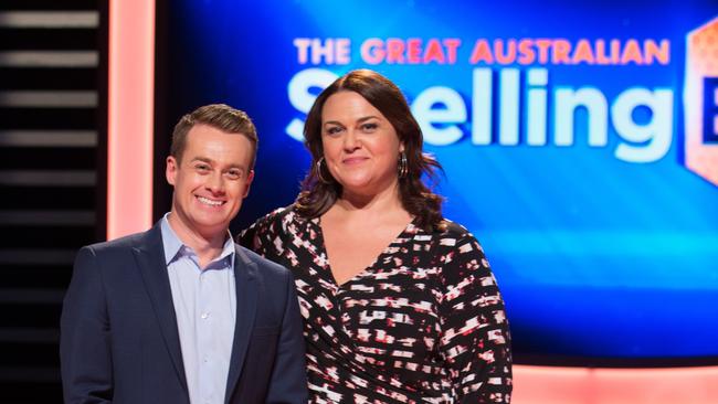 Surprise hit ... Grant Denyer will also be back co-hosting The Great Australian Spelling Bee with Chrissie Swan. Picture: Supplied