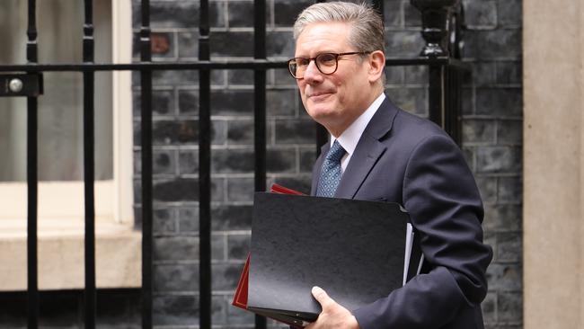 Sir Keir Starmer departs 10 Downing Street. Picture: Getty Images.