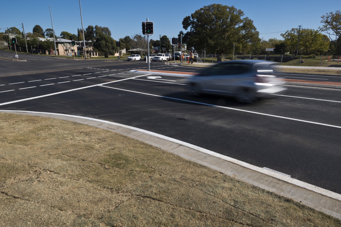 James St is now open to all traffic after the intersection with Kitchener St was closed due to work on the East Creek culvert upgrade, Wednesday, August 25, 2020. Picture: Kevin Farmer