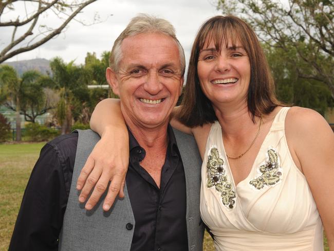 Trevor Horowitz and Donna Wood at the 2011Townsville Ladies Day Races held at the Cluden Race Track