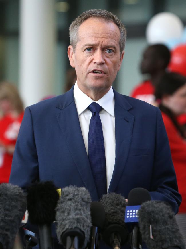 Federal Opposition Leader Bill Shorten will announce a $59 million package to help automotive industry workers find jobs after Holden. Picture: Kym Smith