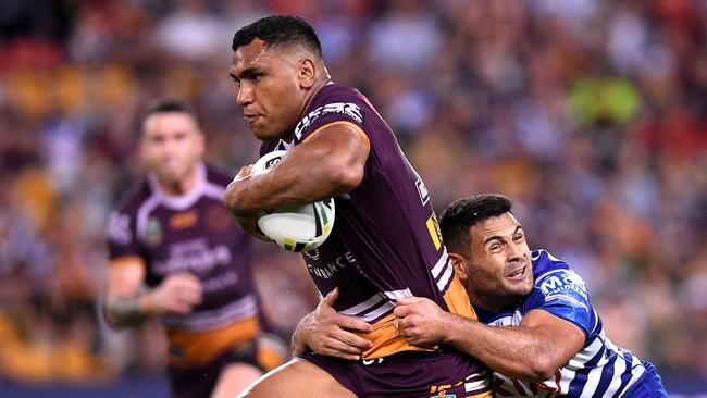 Tevita Pangai Jr could be lured to play for Australia. Picture: Bradley Kanaris/Getty Images