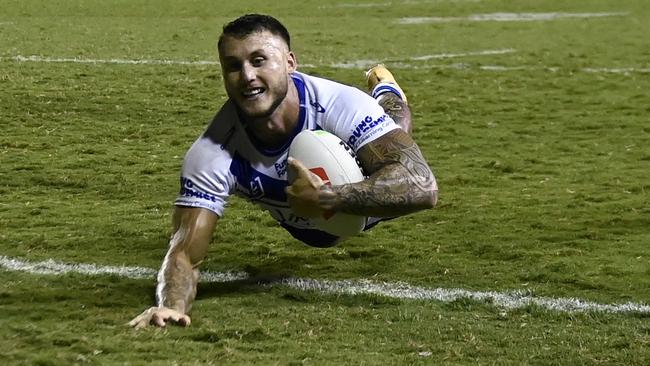 Bronson Xerri scored a try in his first game in more than four years. Picture: NRL Photos