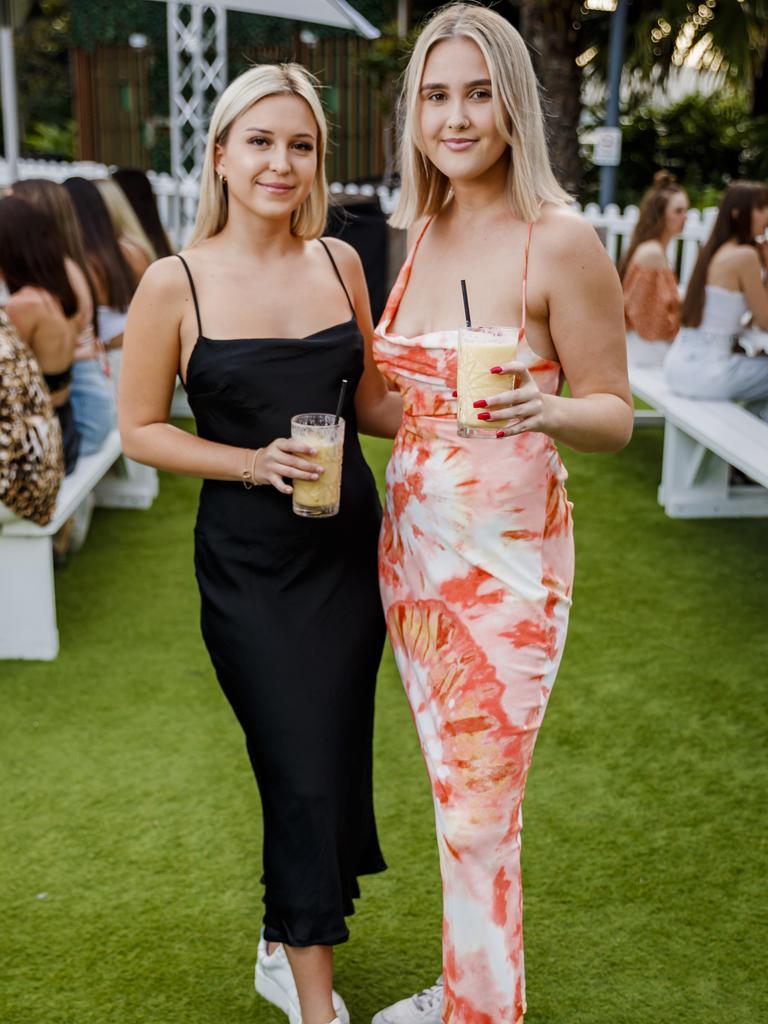 Brenna Flynn and Holly Broady at the first night of The Star’s Garden Kitchen &amp; Bar's So-Cal on The Lawn. Picture: Adam Shaw