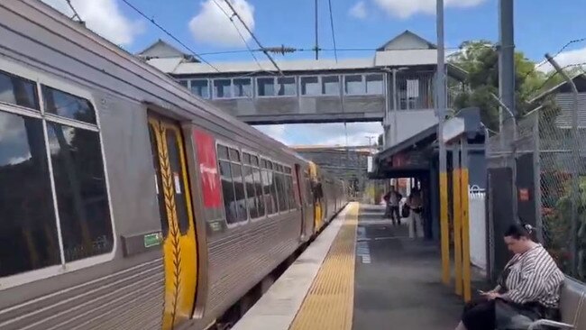 Park Road station, on the route from Bowen Hills to Nathan.