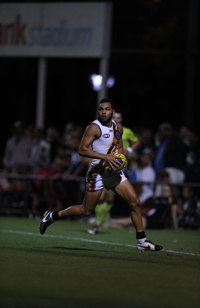 Jarman Impey of the All Stars during the last Indigenous All-Stars game in 2015.