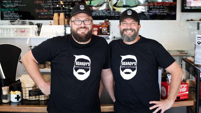 Beardy's Bar and Kitchen owners Ross and Lee Willson. Picture: Dominika Lis