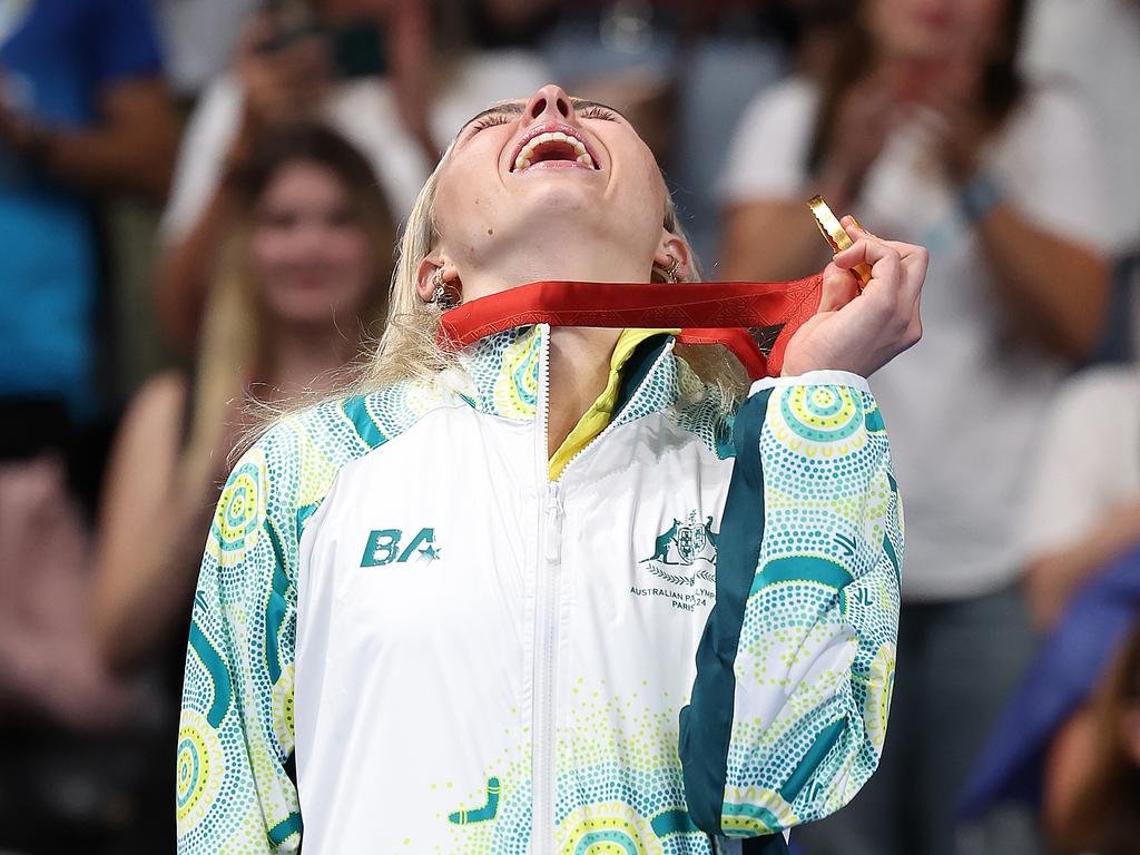 Alexa Leary is adored in Australia because of her uplifting tale of survival and zest for life. PIcture: Getty Images