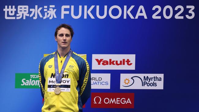 Australian gold medallist Cam McEvoy. Picture: Sarah Stier/Getty Images