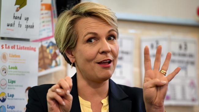 Deputy Leader of the Opposition Tanya Plibersek said the gender pay gap wouldn’t fix itself. Picture: Joel Carrett/AAP