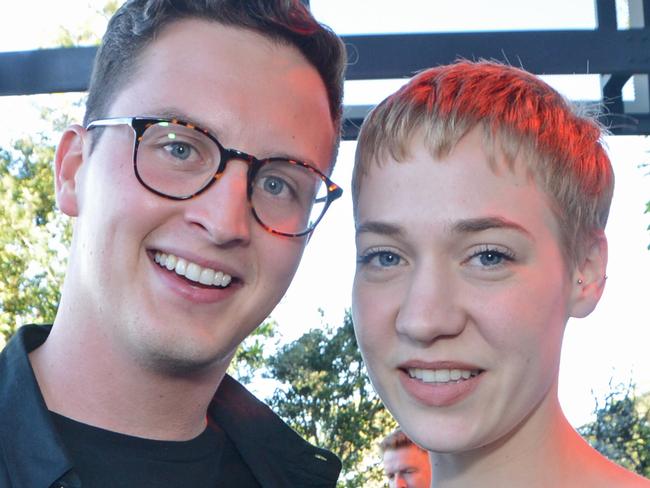 Chris Bouffler &amp; Sarah Worrall at launch of Bleach Festival at Arts Centre Gold Coast, Broadbeach. Picture: Regina King