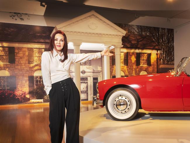 Priscilla Presley opened the Elvis exhibition back in 2022. Picture: Rob Leeson.