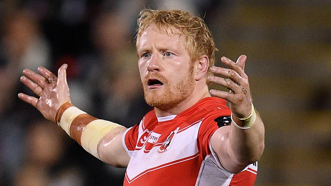 James Graham raised his arms in bemusement