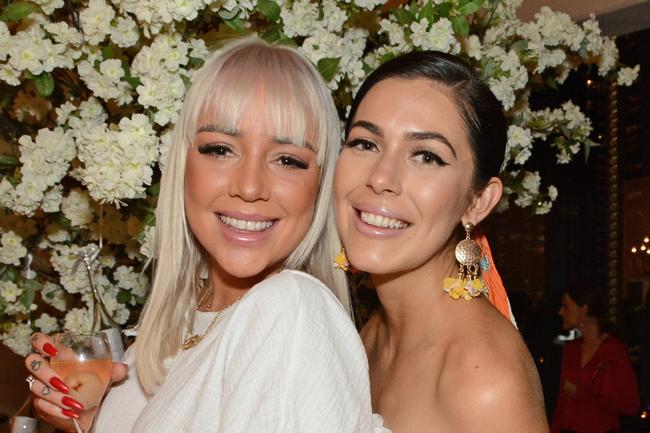 Elle Howard and Chloe Klein at the launch of Gold Coast Fashion Week at The Island, Surfers Paradise. Picture: Regina King