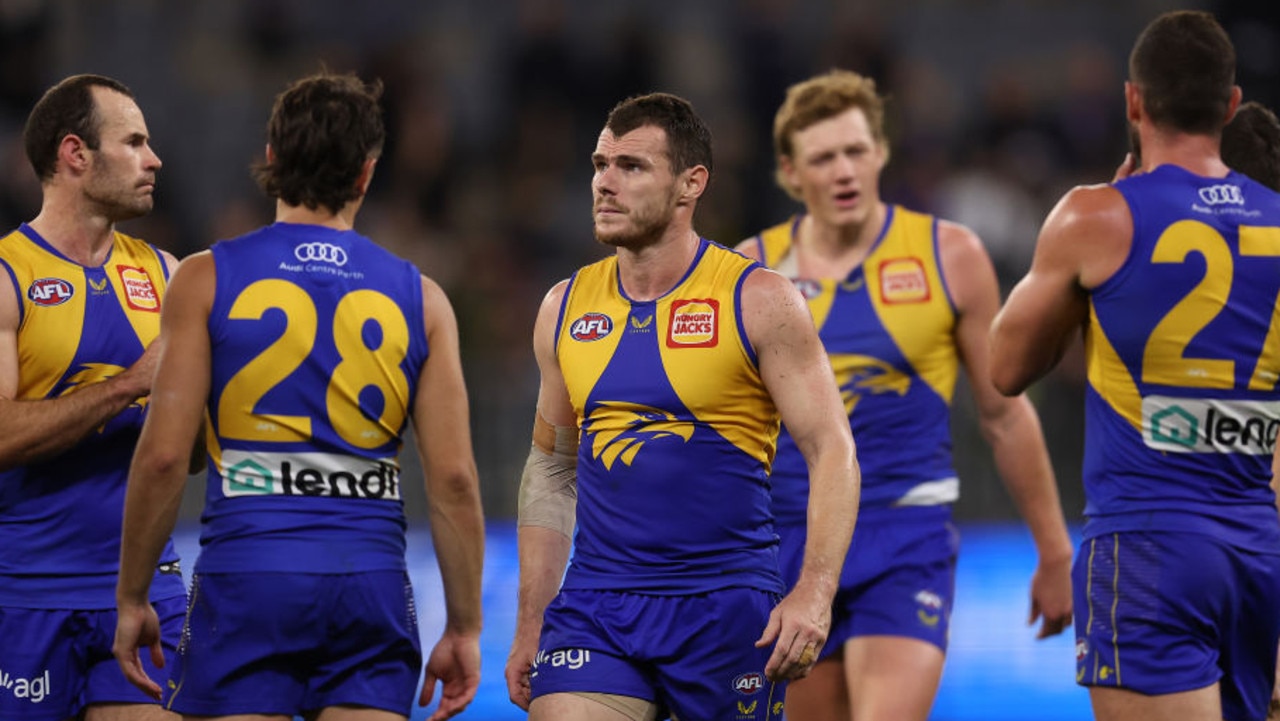 AFL 2022 West Coast Eagles percentage loss to Richmond Tigers