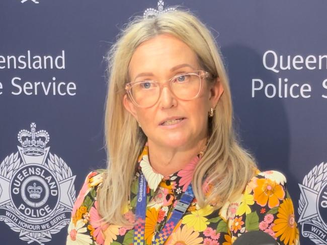 Mackay Whitsunday Crime and Support Services Detective Inspector Emma Novose one of the Officers in Charge of the search, said divers had been deployed to search the waterway. Photo: Fergus Gregg