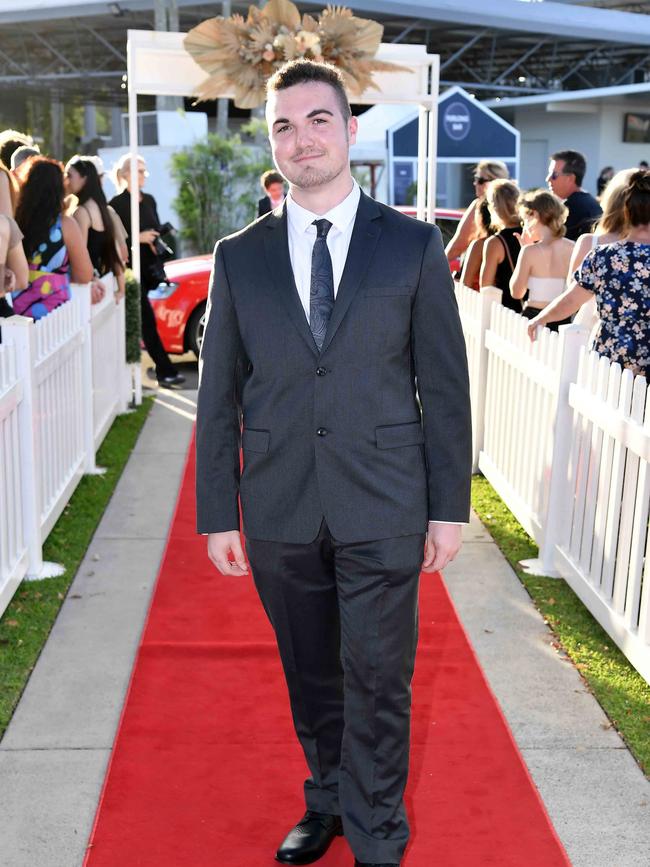 Andre McDonald at the 2023 Caloundra State High School Year 12 formal. Picture: Patrick Woods.