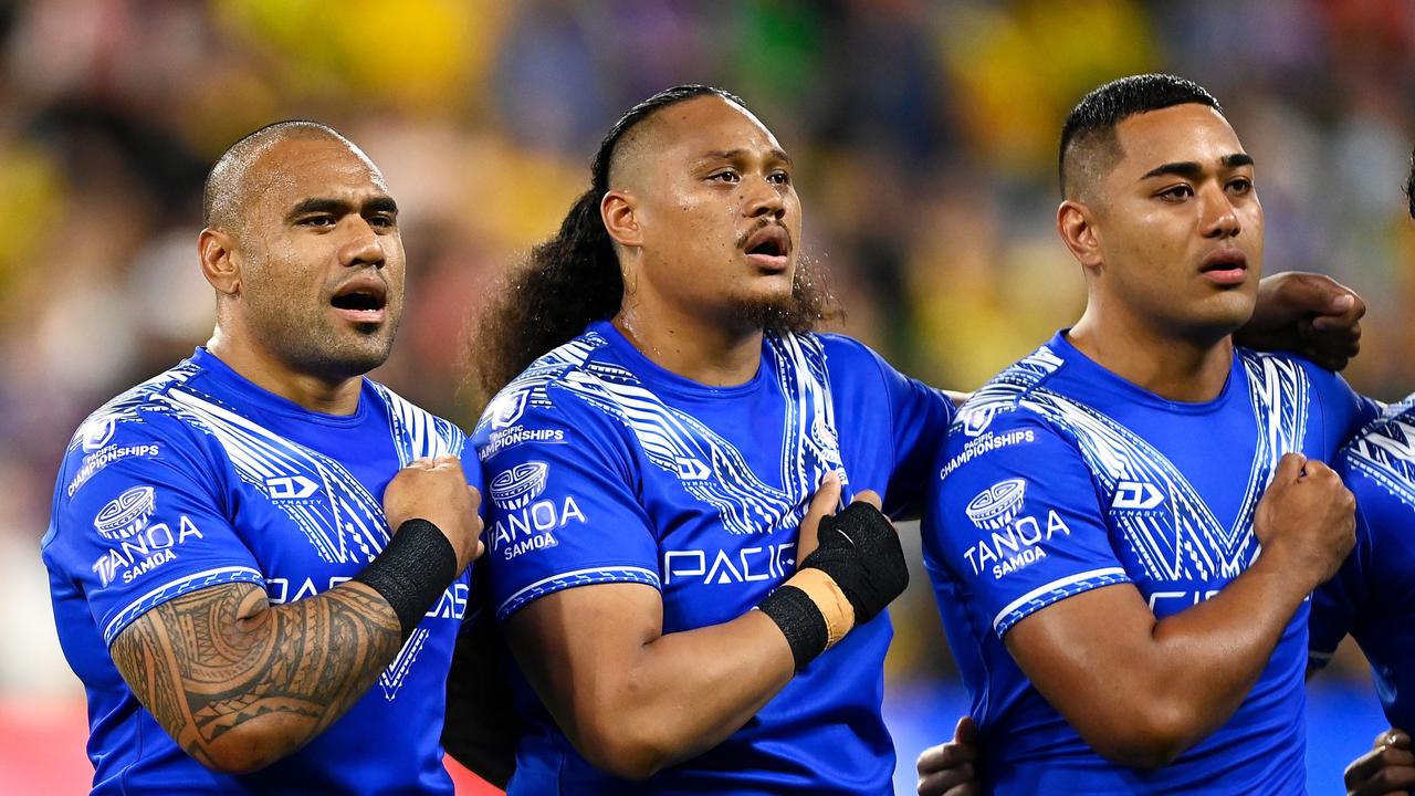 Leilua himself is a Samoan rep. Photo by Ian Hitchcock/Getty Images