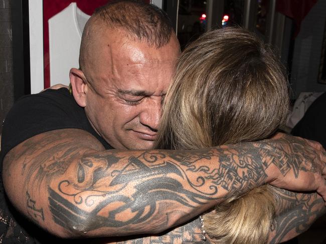 Shane Martin pictured after Richmond’s Grand Final win in 2019. He wrote a book about his life, titled A Rebel in Exile. Picture: AAP