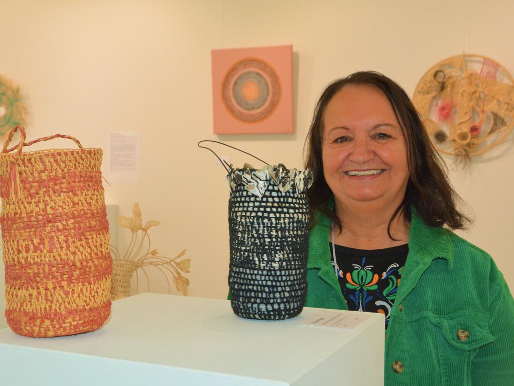 Toowoomba Indigenous artists Barb Walker, Marisa Ballinger and Cheryl ...