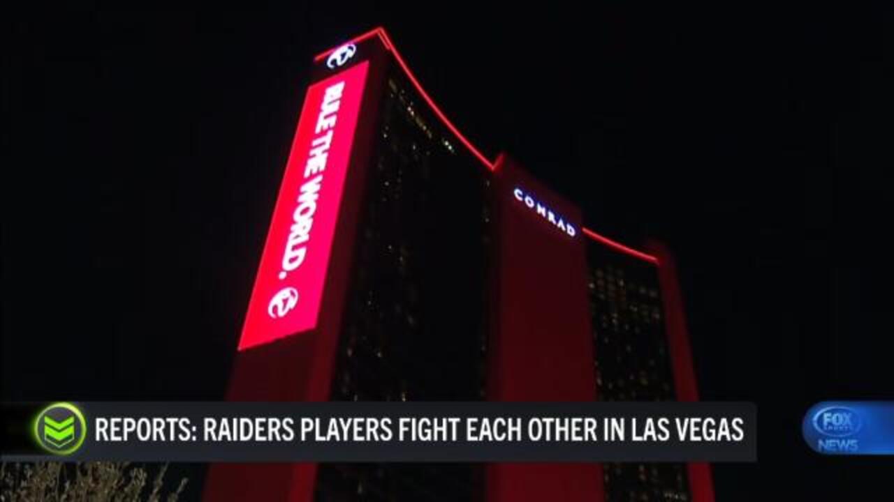 Raiders players fight in Vegas incident