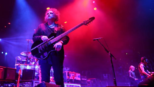 Robert Smith plays to a delighted crowd. Picture: Yuri Kouzmin