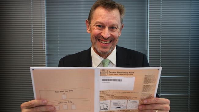 Australian Statistician David Kalisch says the ABS has received more than 400 submissions in its review of the Census questions. Picture Kym Smith