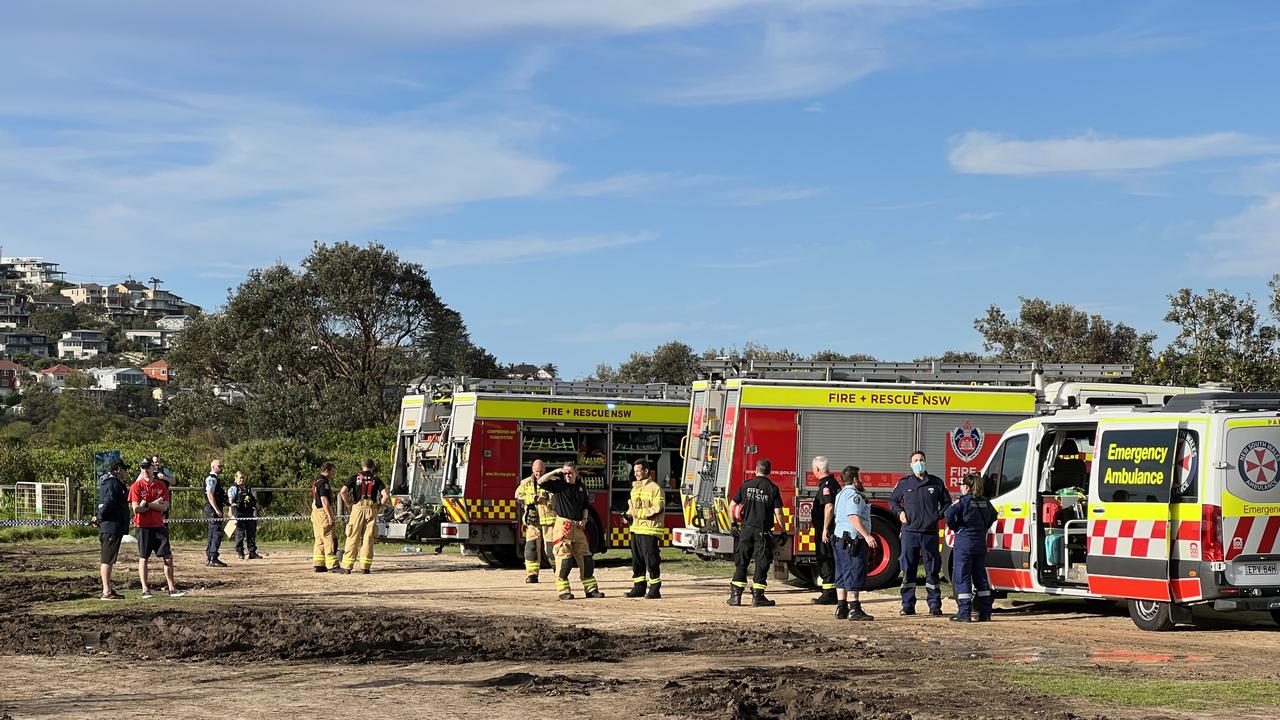 One witness reported an ‘explosion’ before the two chaotic arrests occurred. Picture: Luke Gavahan/ @lukegavahanmedia