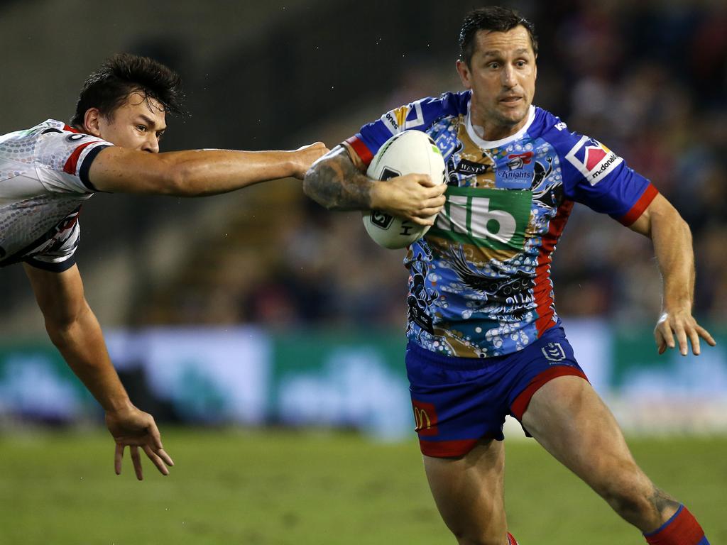 He later went on to join the Newcastle Knights. Picture: AAP Image/Darren Pateman