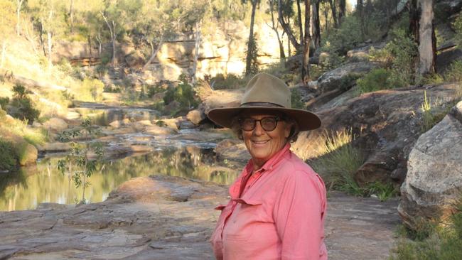 Cattle farmer Bloss Hickson on Huntly, her 5000ha organic cattle and permaculture property in brigalow country near Rolleston in the Arcadia Valley.