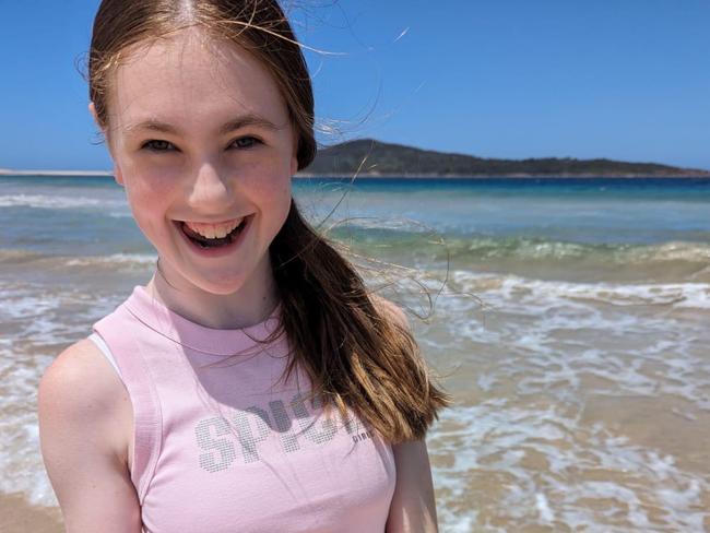 *** WARNING **** IMAGE MUST NOT BE USE BEFORE NOV 25 *** MUST CHECK WITH PIC EDITOR TIM HUNTER BEFORE USING ***, , , SUNDAY TELEGRAPH. SEPTEMBER 21, 2024. WARNING - SURNAME NOT TO BE USED.    , WEEKEND TELEGRAPH. NOVEMBER 7, 2024., WARNING - SURNAME NOT TO BE USED., Supplied photo of Charlotte O'Brien, a year 7 student at Santa Sabina College in Strathfield, Inner-West Sydney, who tragically died by suicide on September 9 2024. Picture Supplied by her family.