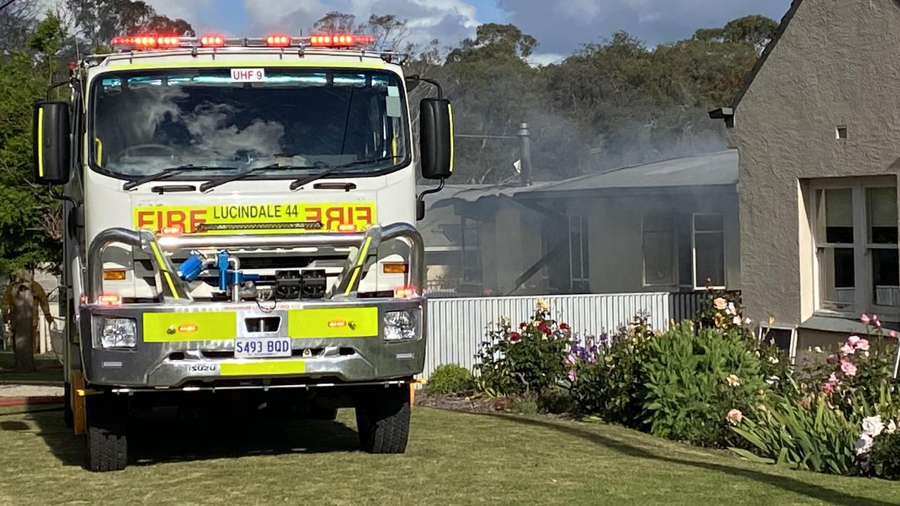 Massive fire guts through country home leaving major damage