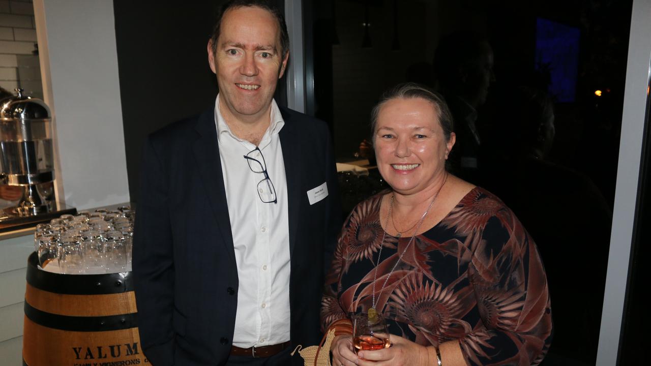 Jason Scott and Sharon Luck at the launch party for the Sunshine Coast Daily's new weekly paper. Picture: Tom Threadingham