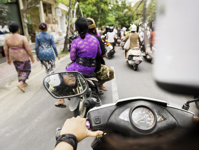 Thieves are also on motorbikes and scooters in Bali. Picture: iStock