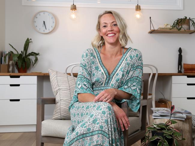 Interior stylist Amy Morrison pictured at her Chifley home. There is a rise of house renos and work for tradies and interior designers due to TV shows like The Love it or List it. Picture: Jonathan Ng