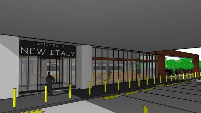 Plans have been lodged for a new service centre at New Italy.