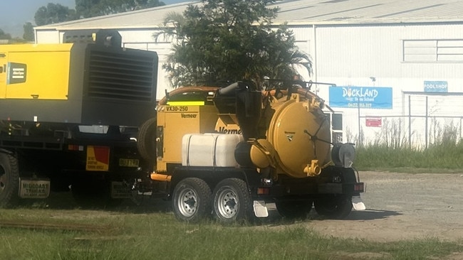 Police are scratching their heads after a machine valued at $100k was racked from an intersection (Photo: Queensland Police)